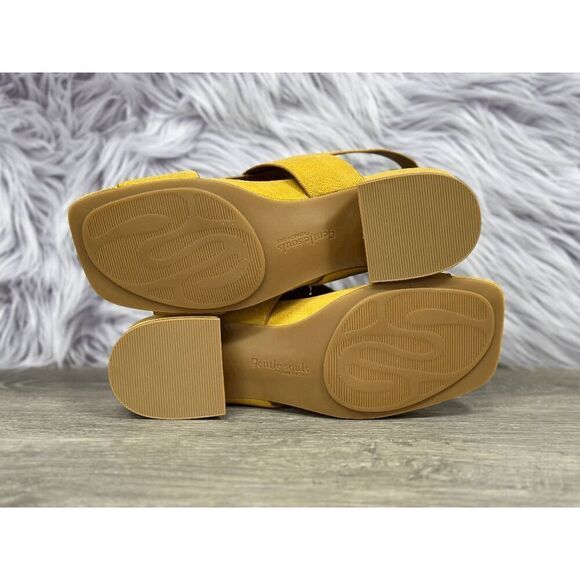 Gentle Souls Women's Park Interlock Slingback Sandals - Giallo 7.5M - Picture 4 of 7